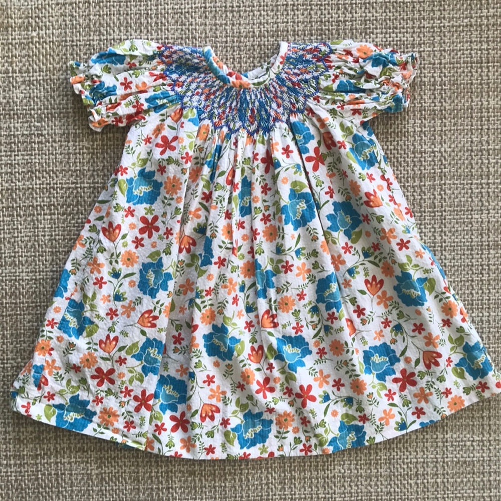 Shrimp & Grits Kids Dress (size 18m)